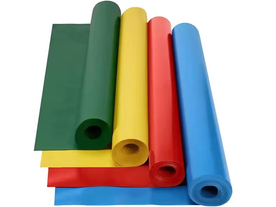 Waterproof Durable PVC Tarpaulin Rolls for Construction Scaffold Safety